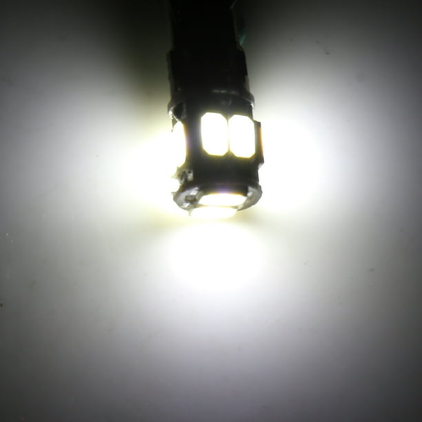 2pcs universal blanco T10 5-SMD LED bombilla de repuesto para coche W5W,  147, 152, 158, 159, 168, 184, 193, 194, 2825 L6