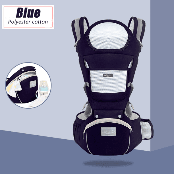 Fular portabebés, suave y ajustable para recién nacidos, correa  multifuncional transpirable para mamá y papá, soporte para bebés menores de  36 libras