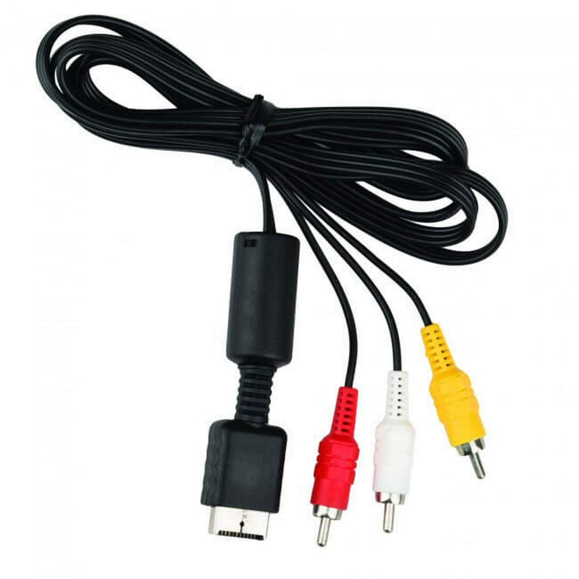 GENERICO Cable AV Compuesto Para PS2 PS3 PS1