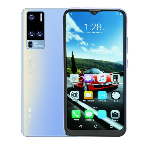 Teléfono inteligente de pantalla grande, tarjetas duales teléfonos  inteligentes desbloqueados en espera dual 6.27 pulgadas 4G 8 GB RAM 512 GB  ROM 8MP