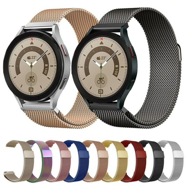 Para Amazfit GTS 2 20 mm Correa de reloj de silicona con cierre magnético  de color