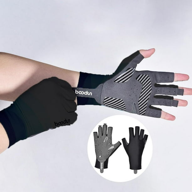 Deportes Al Aire Libre Ciclismo Guantes Bicicleta Bicicleta Gel Medio  Guantes - Negro M Macarena Guantes de ciclismo para dedos