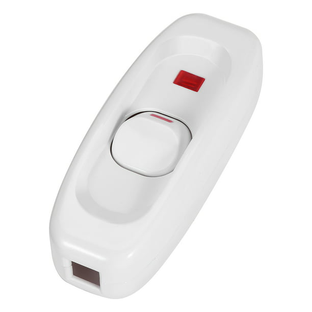 Interruptor de botón con cable  Fácil de usar: luz indicadora.