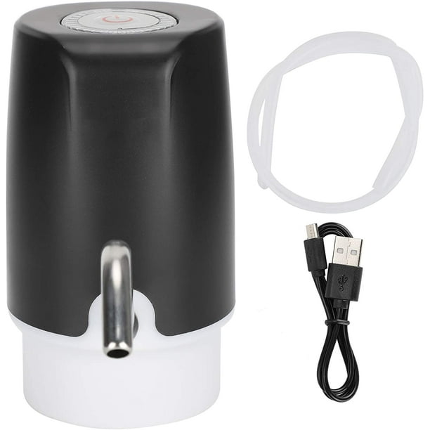 Dispensador eléctrico de agua, recargable USB, con adaptador