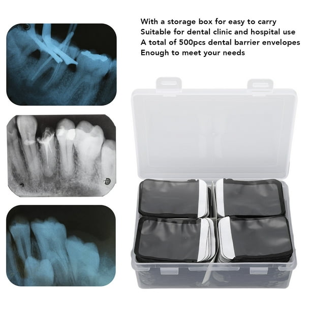 Caja de dientes Dental con película, caja de carillas para