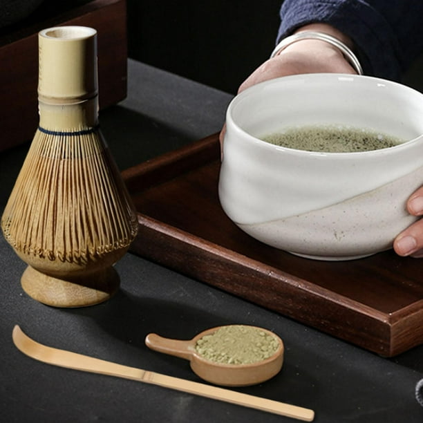 Juego de té Juego de té japonés Batidor Matcha Cuchara y cuchara