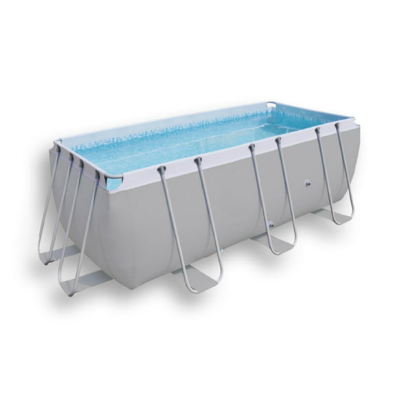 alberca piscina rectangular estructura de acero 400cm x 200cm x 99cm yei pre01gy4m