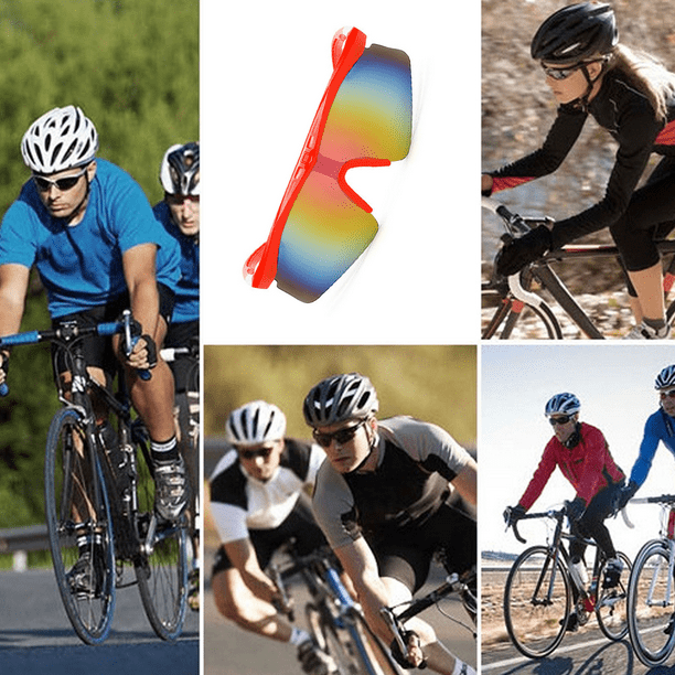 Gafas De Sol Polarizadas Para Hombre Mujer Lentes Protección Ciclismo  Correr NEW