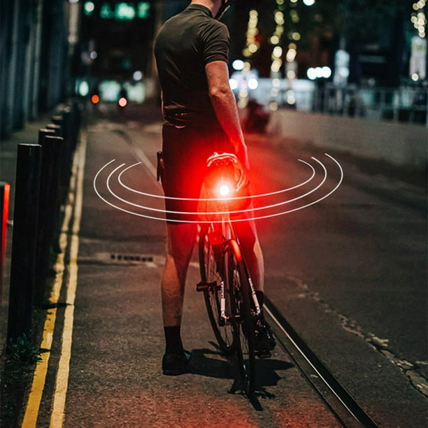 Luz Trasera para Bicicleta Recargable Impermeable Redlemon 5 Modos