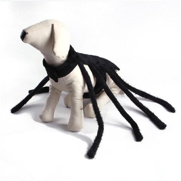 Disfraz de araña de Halloween para perros y gatos, disfraz de araña de  simulación peluda, disfraz de cosplay para mascotas, accesorios de  decoración