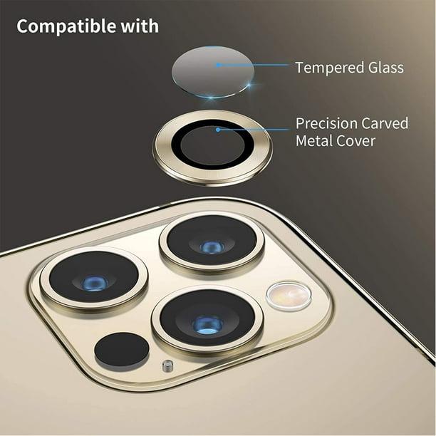 Auriculares/Auriculares Bluetooth y Accesorios Protector de cámara de  vidrio templado para iPhone 12 Pro / 12 Pro Max Zhivalor 221039-3