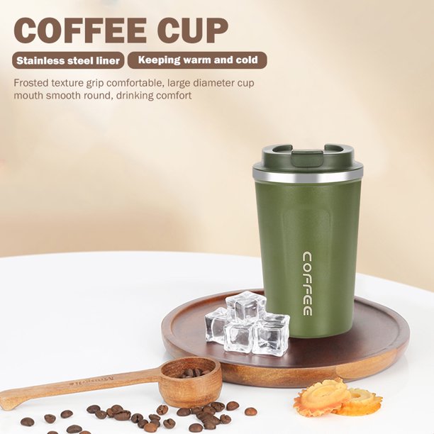 Termo Cafe 500ml, Tazas de Cafe de Acero Inoxidable Aislamiento