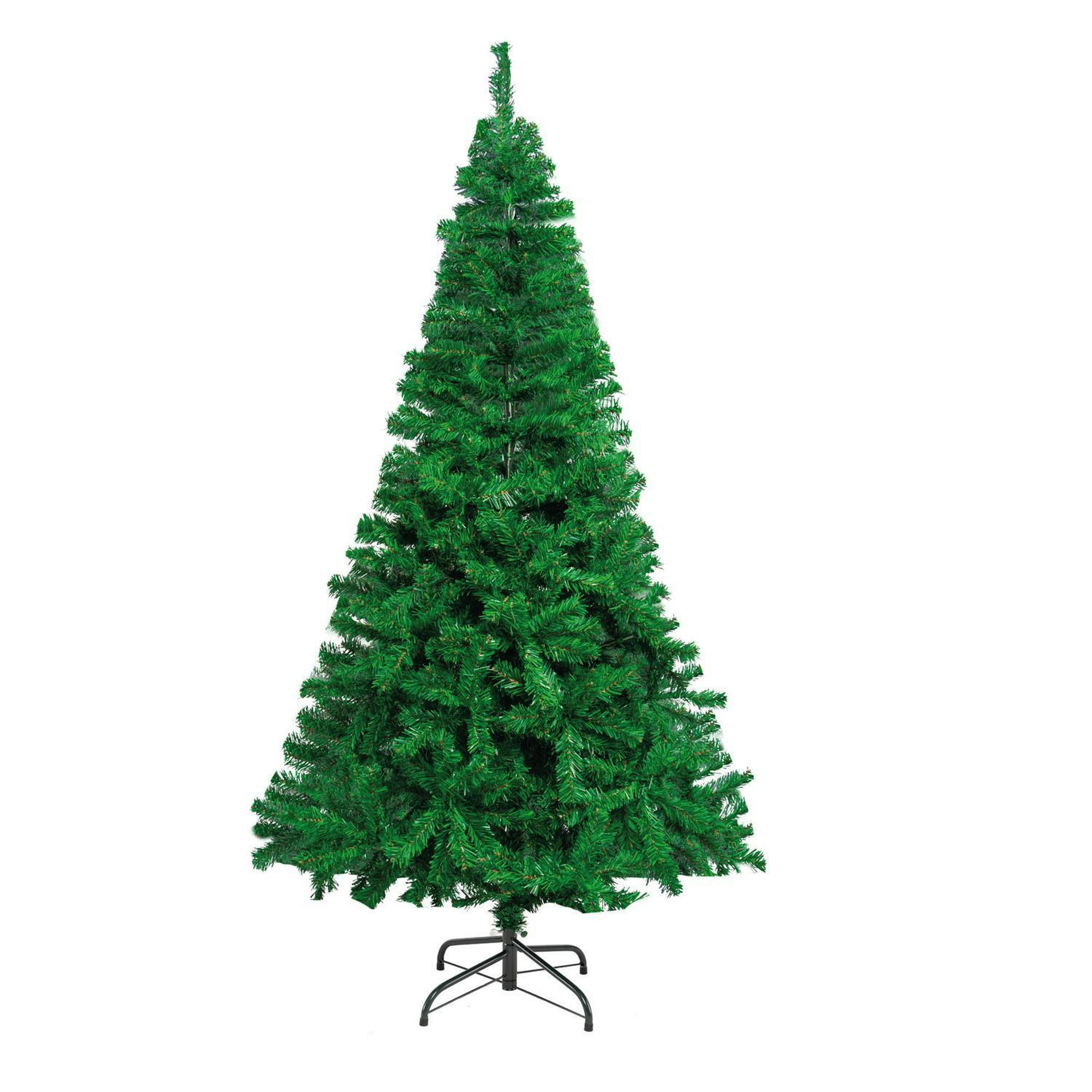 Arbol de navidad pino artificial 2.10m frondoso follaje sky green hjan21050001