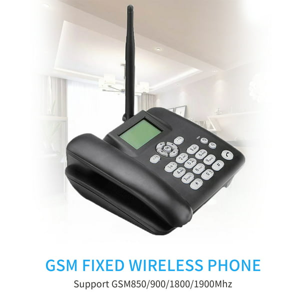 Teléfonos fijos inalámbricos fijos de escritorio GSM para el precio más  barato de China para uso en el hogar y la oficina (TM-X301)