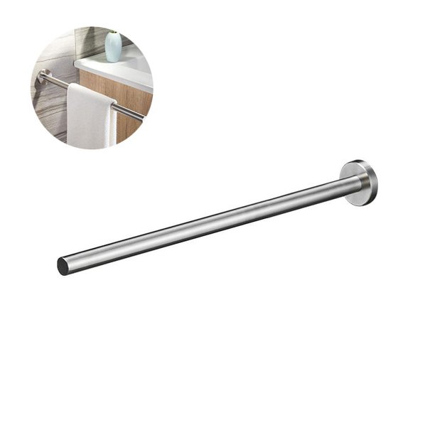 Toallero Acero Inoxidable Toallero Baño Montaje En Pared Cepillado 40 Cm  Ormromra MZQ-0672-1