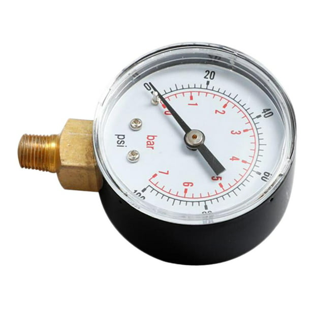Medidor de presión de aire para neumáticos, rango de 60 psi con manguera de  1 pie por RE LAB Inc.