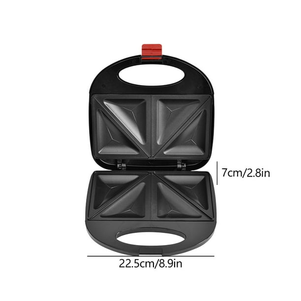 Sandwichera eléctrica de 750W, tostadora para hornear pan, hogar