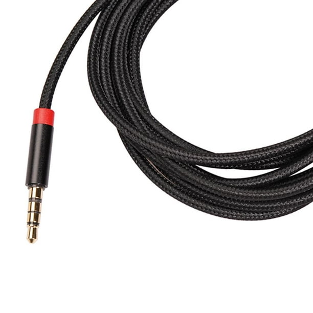 Cable de audio de teléfono a 0.138 in, cable auxiliar para automóvil (3  pies/3.3 ft), cable de audio de teléfono trenzado de nailon compatible con