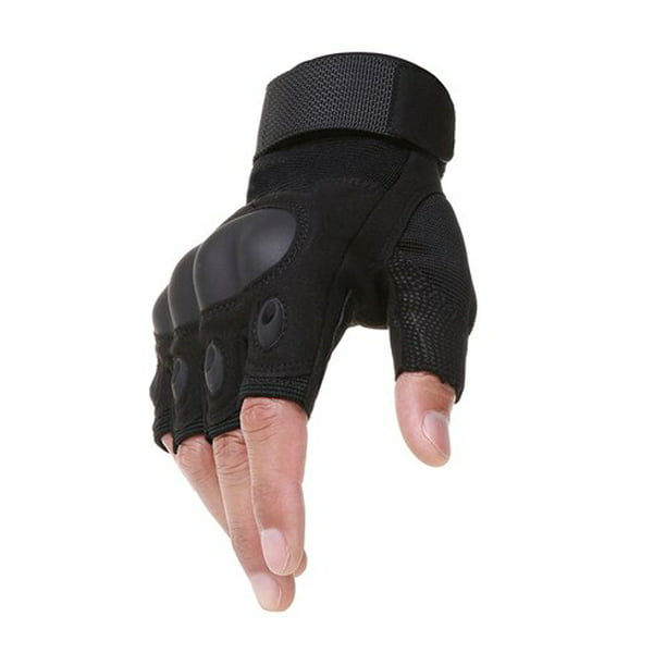 Comprar Guantes tácticos de medio dedo para hombre, guantes