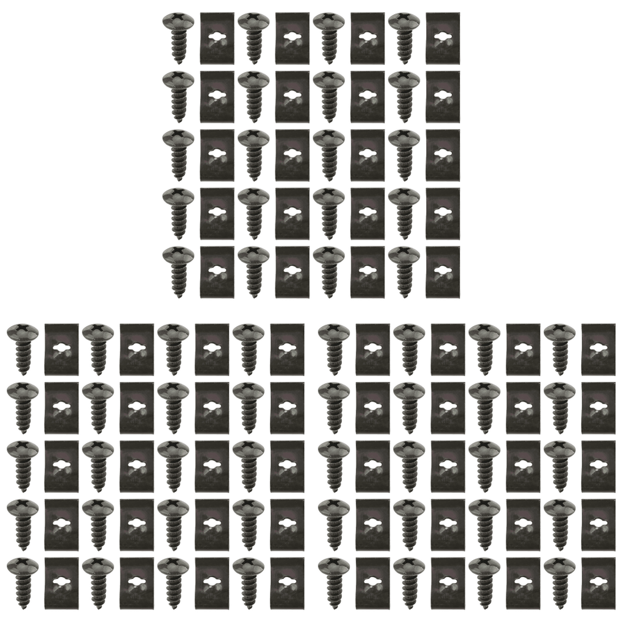 Clip de Metal tipo U de 20 piezas con tornillo Clips de sujeción fijos