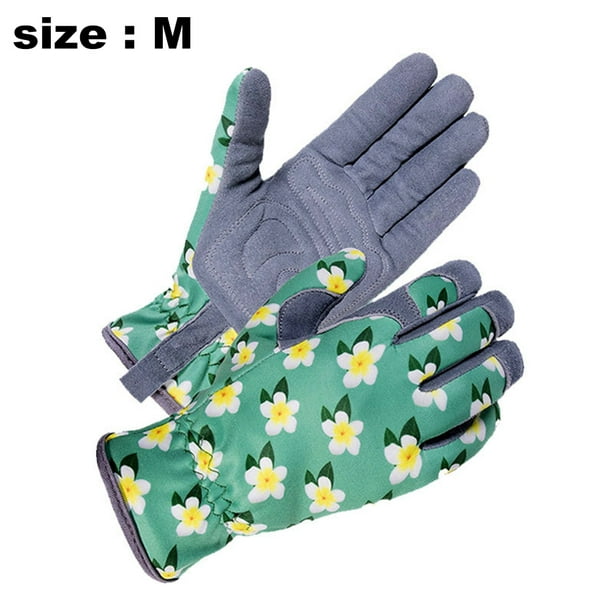 1 par de guantes de jardinería para mujer, guantes de trabajo en