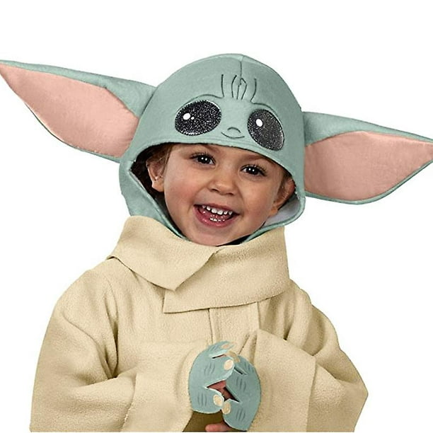 MI WAWITA FELIZ - Disfraz Baby Yoda Talla 2/4 Mandalorian Star Wars Bebé