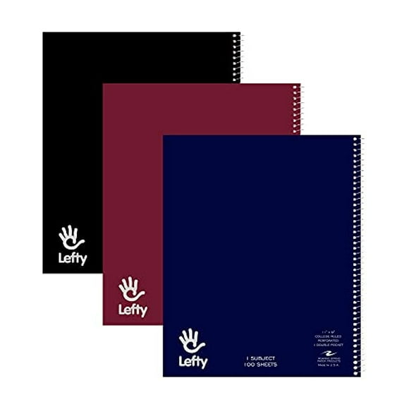 Lefty's Left-Handed Sketch Books, Set of 3 Styles