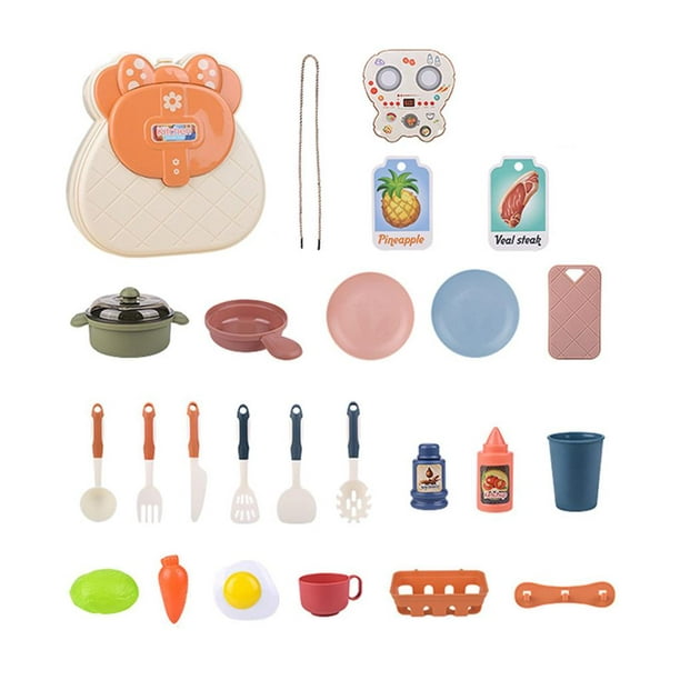 Cocina para niño juego de simución, utensilios de juguete, utensilios de  cocina, juguetes , regalos para niño niñas y Sunnimix juego de cocina