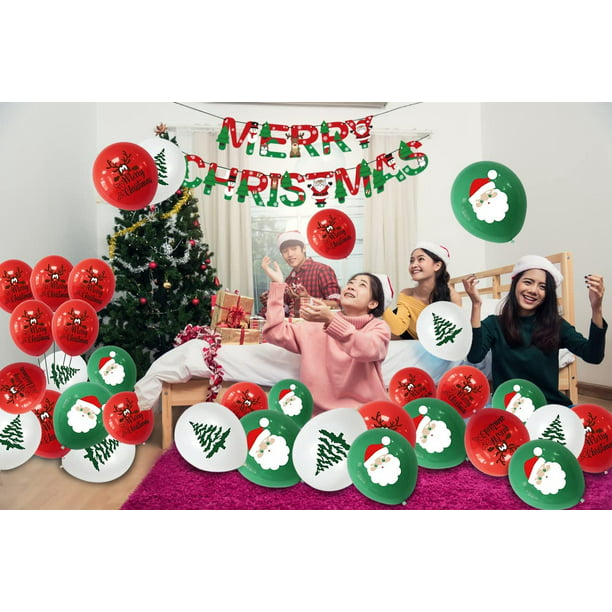 Globos verdes de 12 pulgadas, paquete de 100 globos verdes de látex gruesos  para decoraciones de fiesta de Navidad