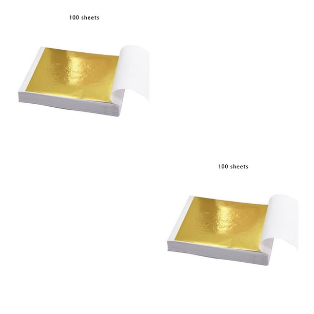 Cateissary 100 Uds DIY papel de aluminio dorado caramelo Chocolate galletas  lata papel de regalo embalaje decoración boda fiesta suministros regalo  papel de aluminio dorado 2piezas Cateissary CBP147602