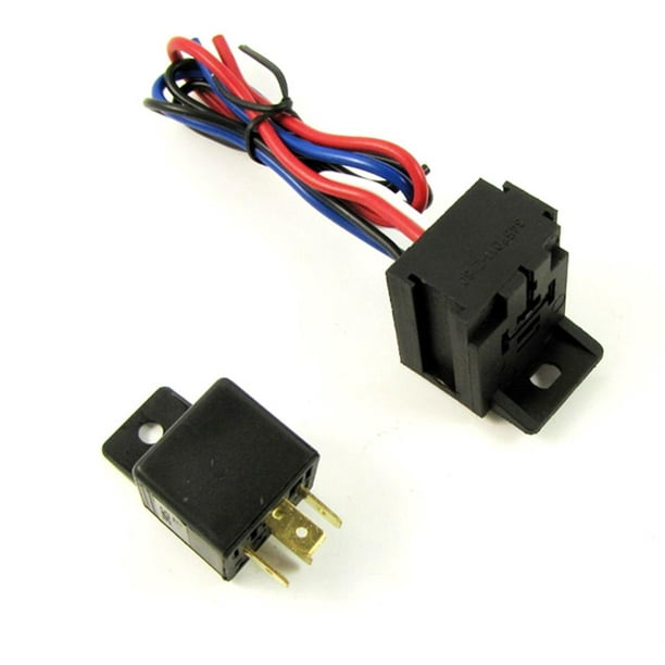 MRELC Interruptor de arranque, 12 V CC 50 A, botón de arranque del  automóvil, arranque del motor de bricolaje, interruptor de luz, interruptor  de