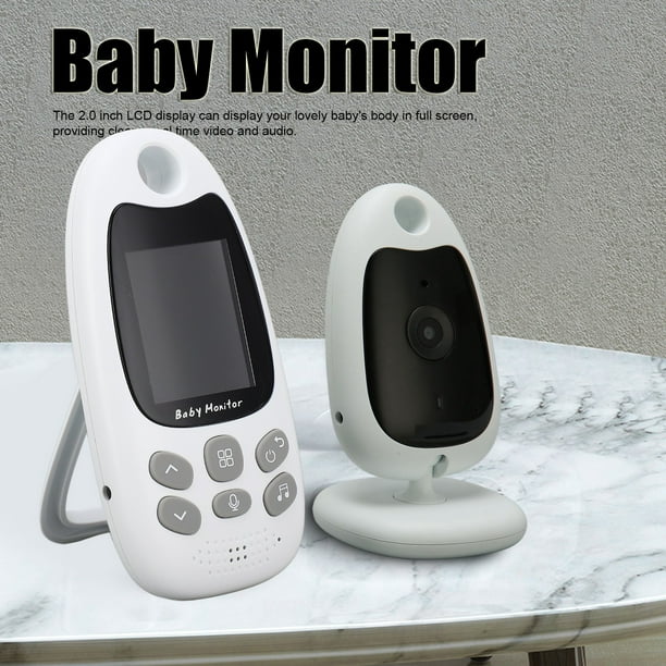 Monitor de video para bebés con cámara y audio, pantalla LCD de 3.2  pulgadas