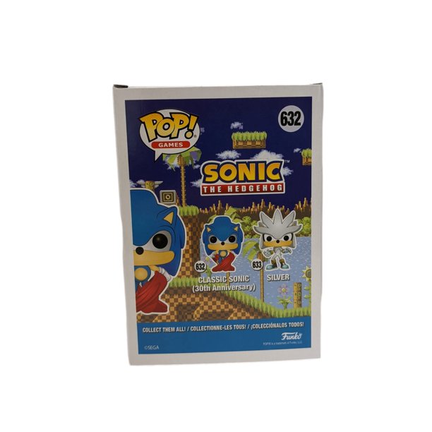 Funko Pop! Sonic The Hedgehog - Classic Running Hedgehog Flocked  (Exclusive) #632