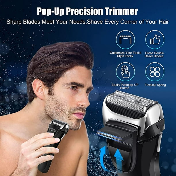  Maquinilla de afeitar eléctrica para hombres