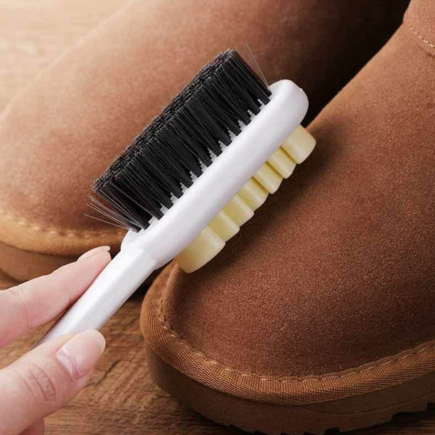 Cepillo De Zapatos Cepillo para zapatos de doble cara, cepillo para fregar  colgante, fácil agarre para cuero nobuk de ante