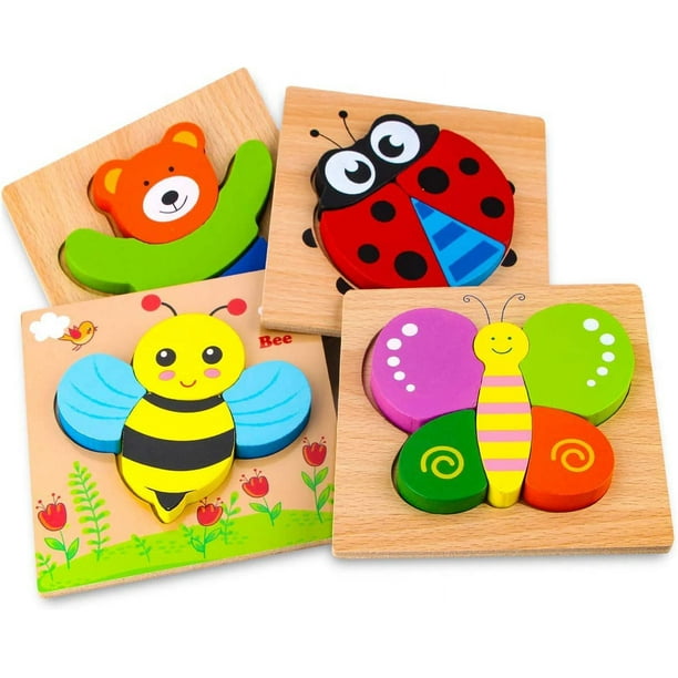 Juguete Bebé 1 2 3 Años, Juguete Montessori Puzzle Rompecabezas