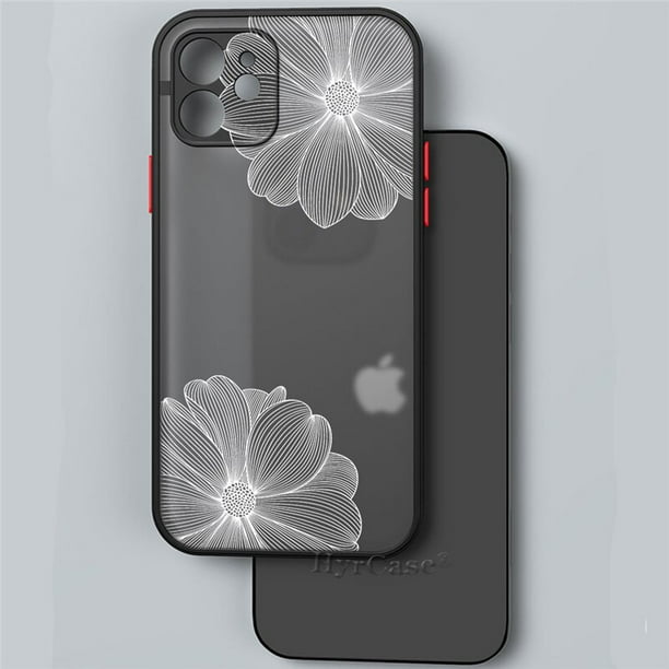  Carcasa para iPhone SE (2020), 7 y 8, diseño de flores :  Celulares y Accesorios