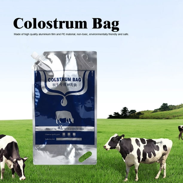 Bolsa de compras reutilizable para comestibles, ganado vaca, ganado, leche,  pasto, grande, plegable
