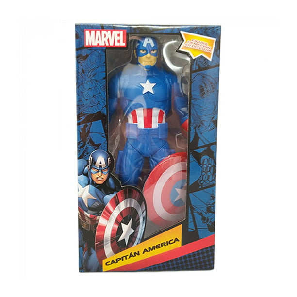  SUIT YOURSELF Escudo del Capitán América para niños, Marvel  Comics, 12 3/4 pulgadas de diámetro, plástico con empuñaduras ajustables :  Ropa, Zapatos y Joyería
