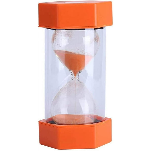 Reloj de arena para niños (naranja), de 5 minutos, hecho de