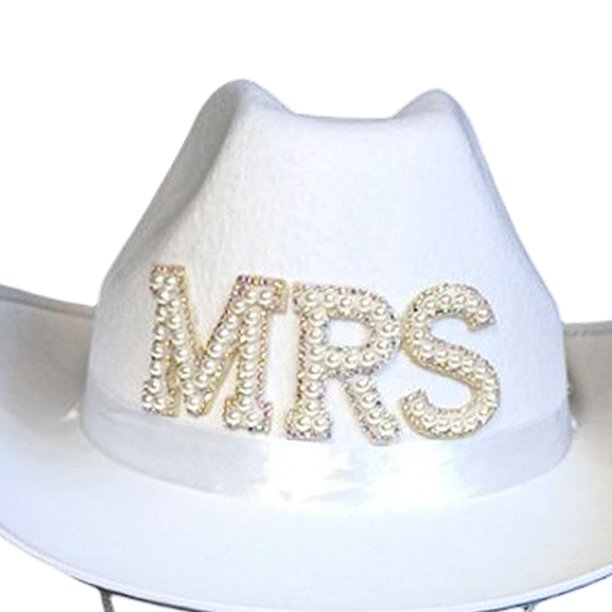 Sombrero de vaquero de estilo occidental para mujer, sombreros con borde de  plumas, gorras de para boda, novia Colcomx Sombrero de vaquero