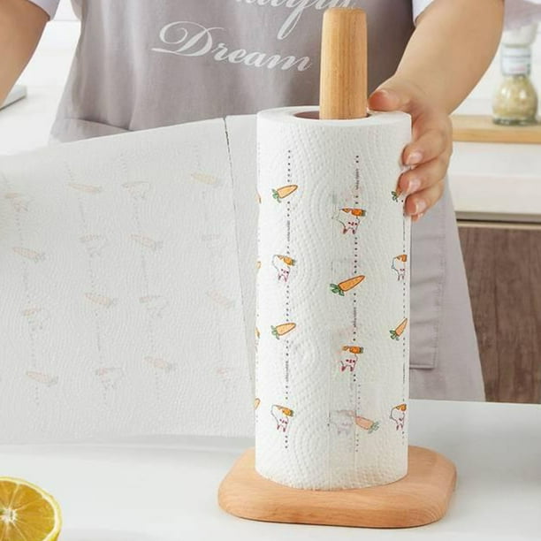 Folkulture Soporte para toallas de papel, soporte para toalla de papel para  encimera de cocina o encimera de cocina, dispensador de toallas de papel