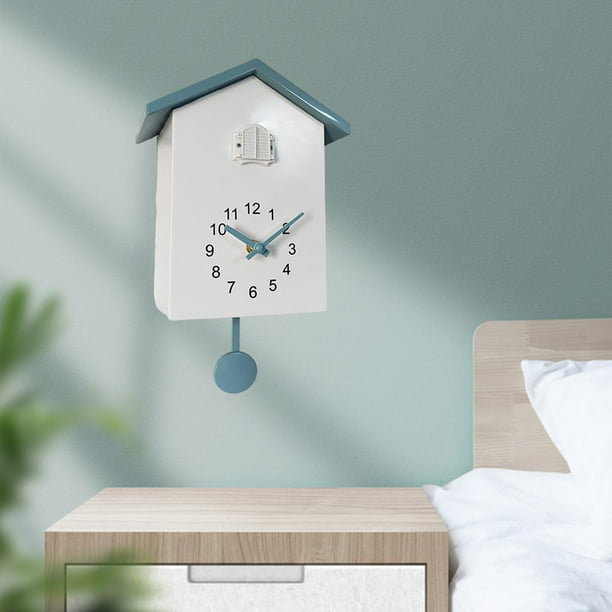  WALPLUS Reloj de pared clásico de cuco blanco con diseño de  pájaro colgante para decoración del hogar, reloj de Navidad, regalos :  Hogar y Cocina