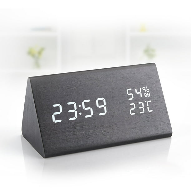 Reloj despertador con pantalla grande para el hogar y la Oficina