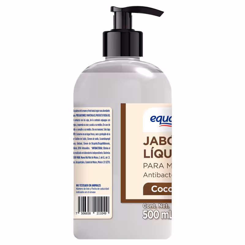 thumbnail image 5 of Jabón Líquido Equate coco 500ml, 5 of 5