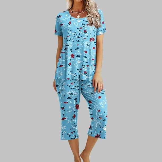 Pijama en Algodón Estampada 2729