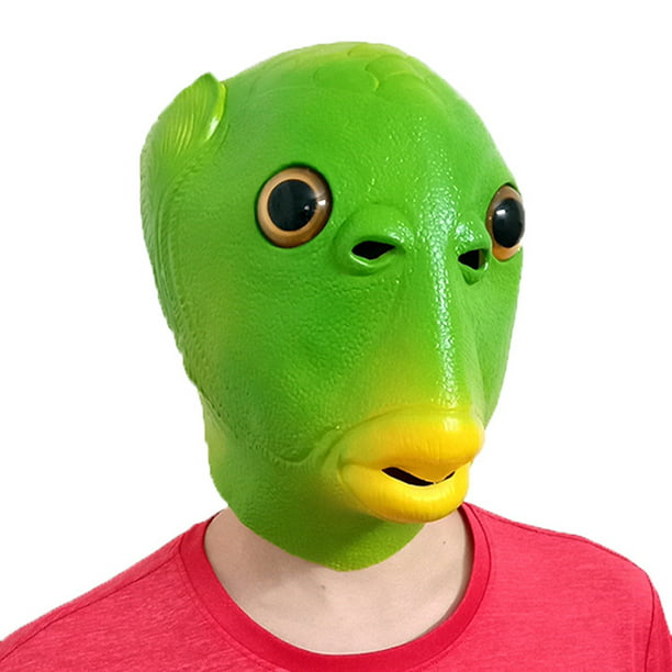 Máscara de alien verde para adulto. Have Fun!