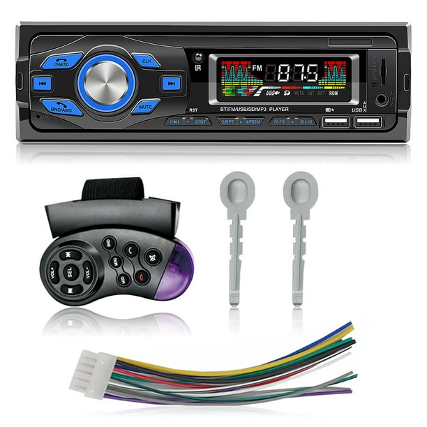 Riwesomey Reproductor de radio para automóvil Audio estéreo automotriz  compatible con Bluetooth Combinaciones de reproductor de DVD/TV para coche  Riwesomey VI001505-00B