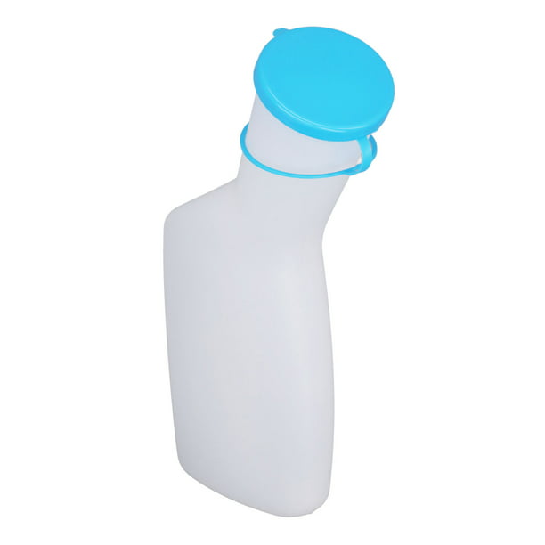 Botellas y cuña de orina de plástico