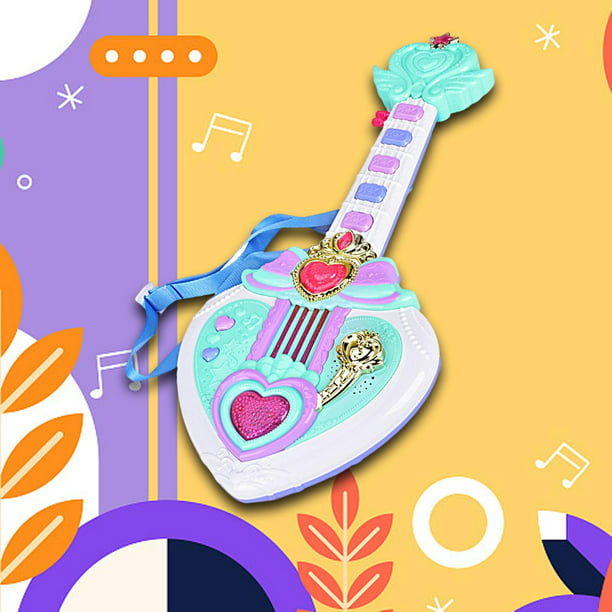 progresivo borde Ingenieria Guitarras Juguetes Música Juguetes para con canciones 4 modos Instrumentos  musicales Guitarra electr Hugo Juguetes musicales para niños | Walmart en  línea